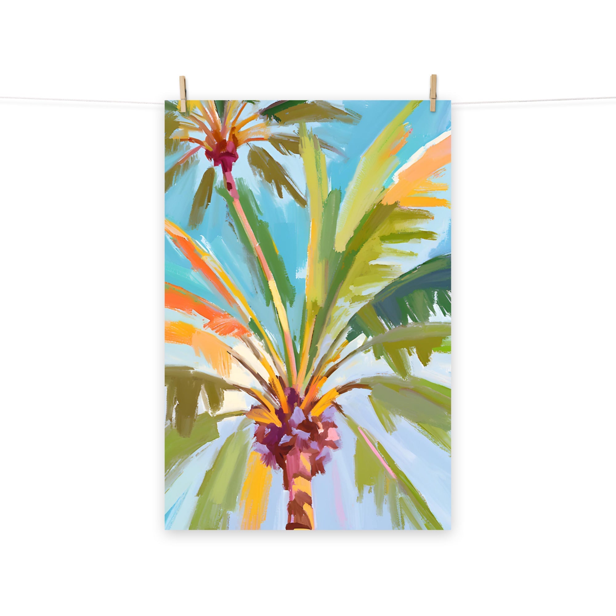 BRIGHT PALM PRINT