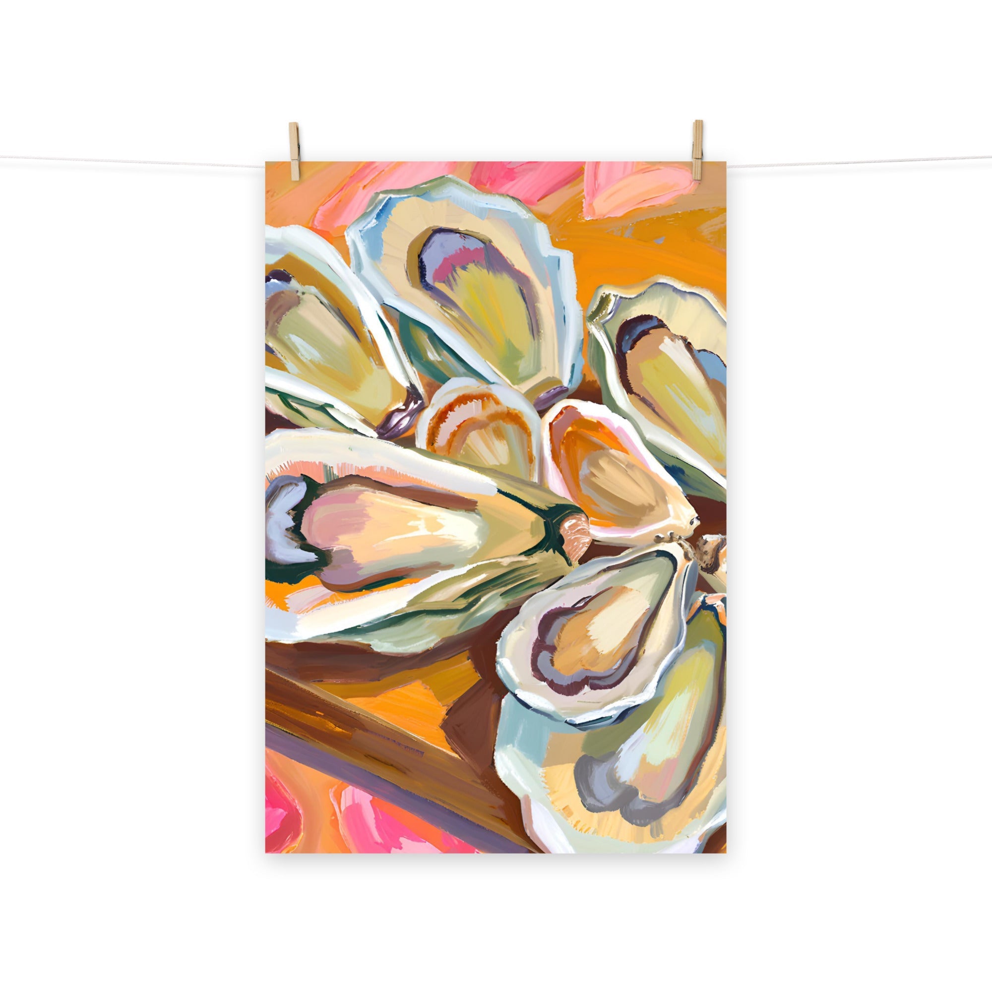 Coastal Wall Art : CRABS & BOTTLE PRINT