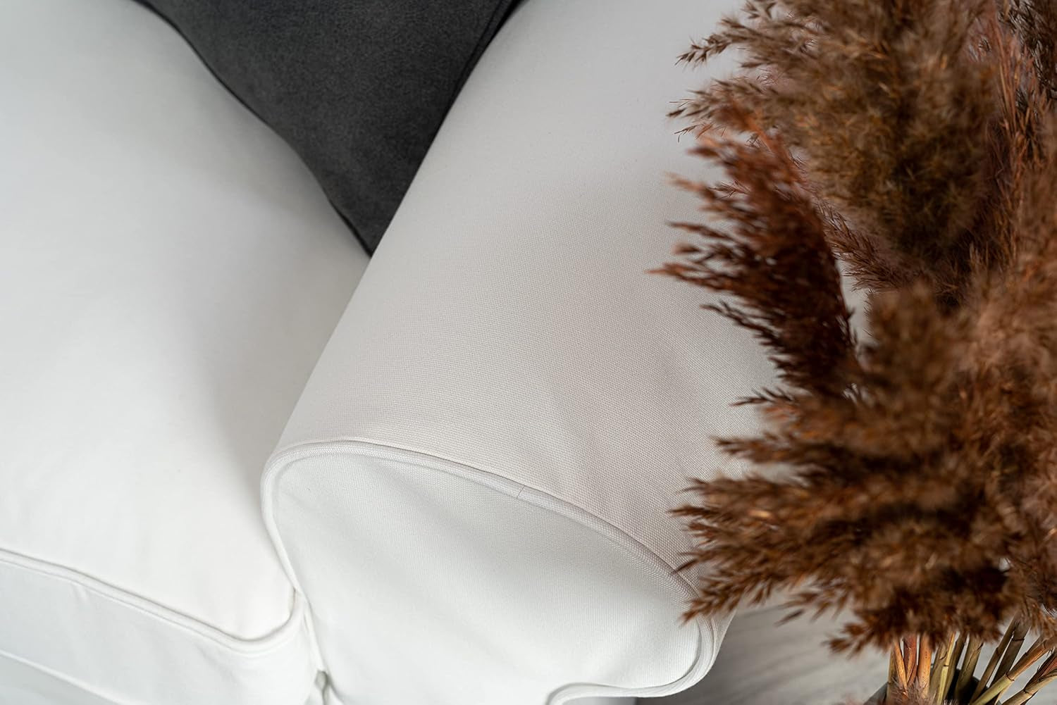 IKEA Ektorp 3 Seat Sofa Slipcover White Replacement