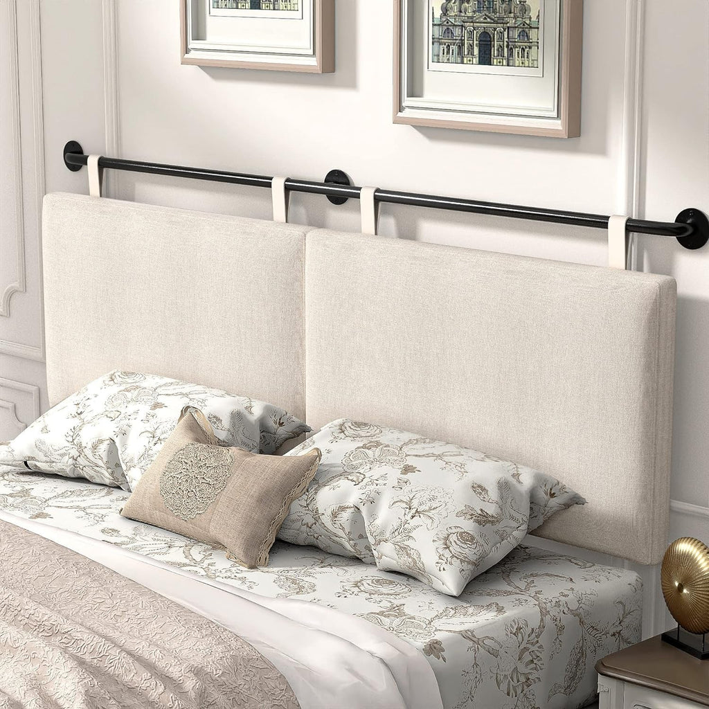 Adjustable Wall Mounted King Size Headboard with Tufting