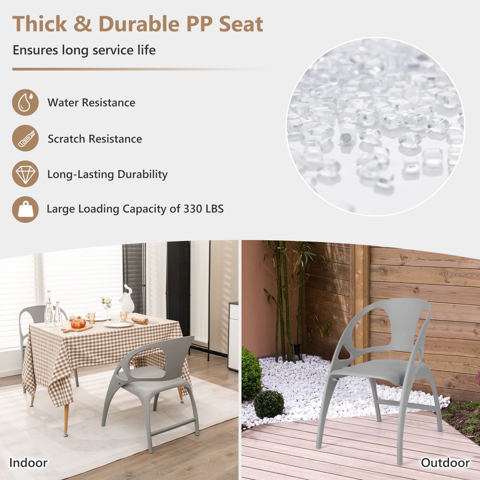 Folding Dining Chairs Set of 2 with Armrest and High Backrest