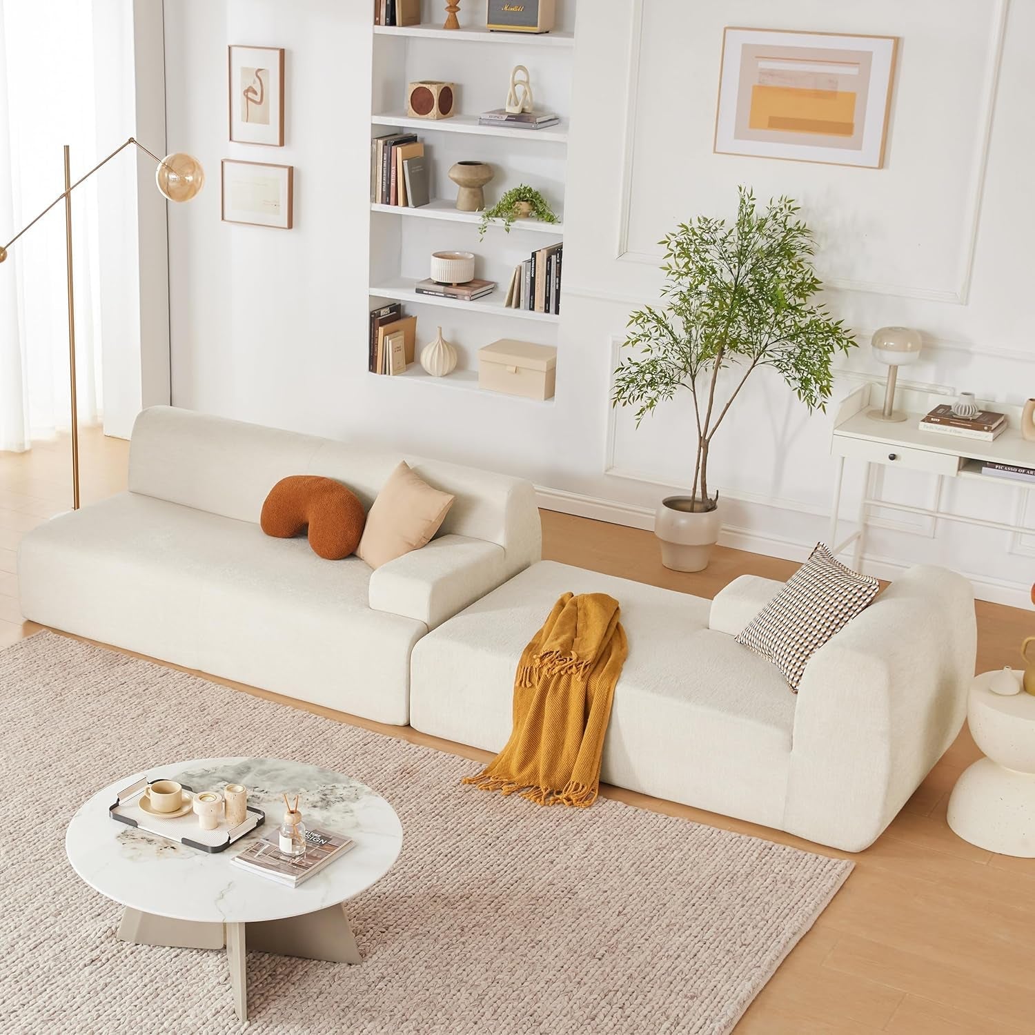 High Density Foam Modular Sectional Sofa for Living Room