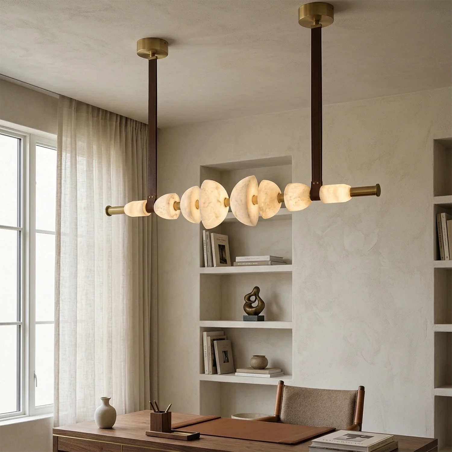 Lumina Alabaster Linear Chandelier