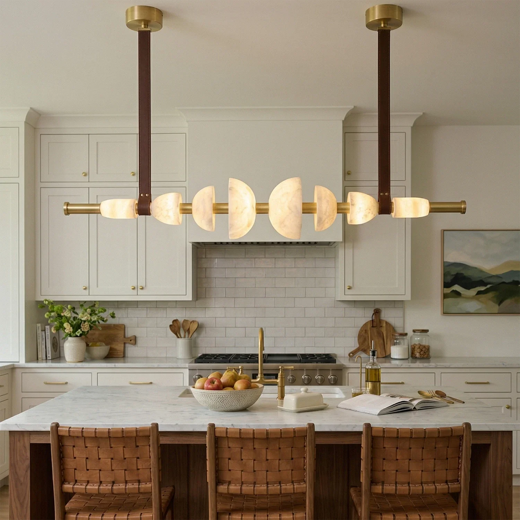 Lumina Alabaster Linear Chandelier