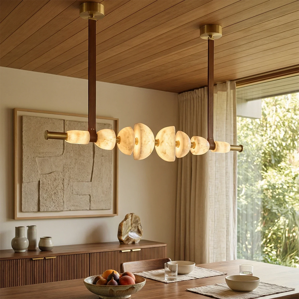 Lumina Alabaster Linear Chandelier