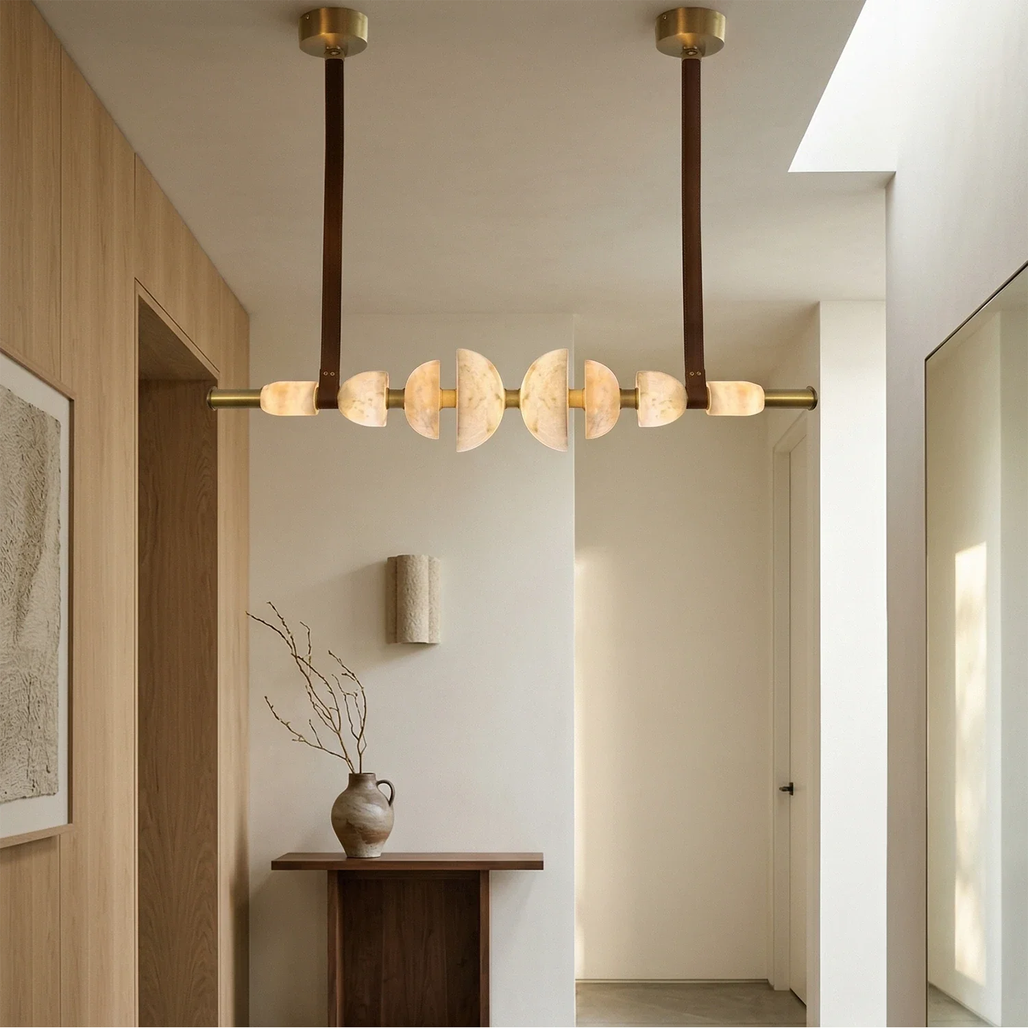 Lumina Alabaster Linear Chandelier