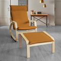 Boucle Sherpa Cinnamon Chair and Footstool Covers, Compatible with IKEA Poang