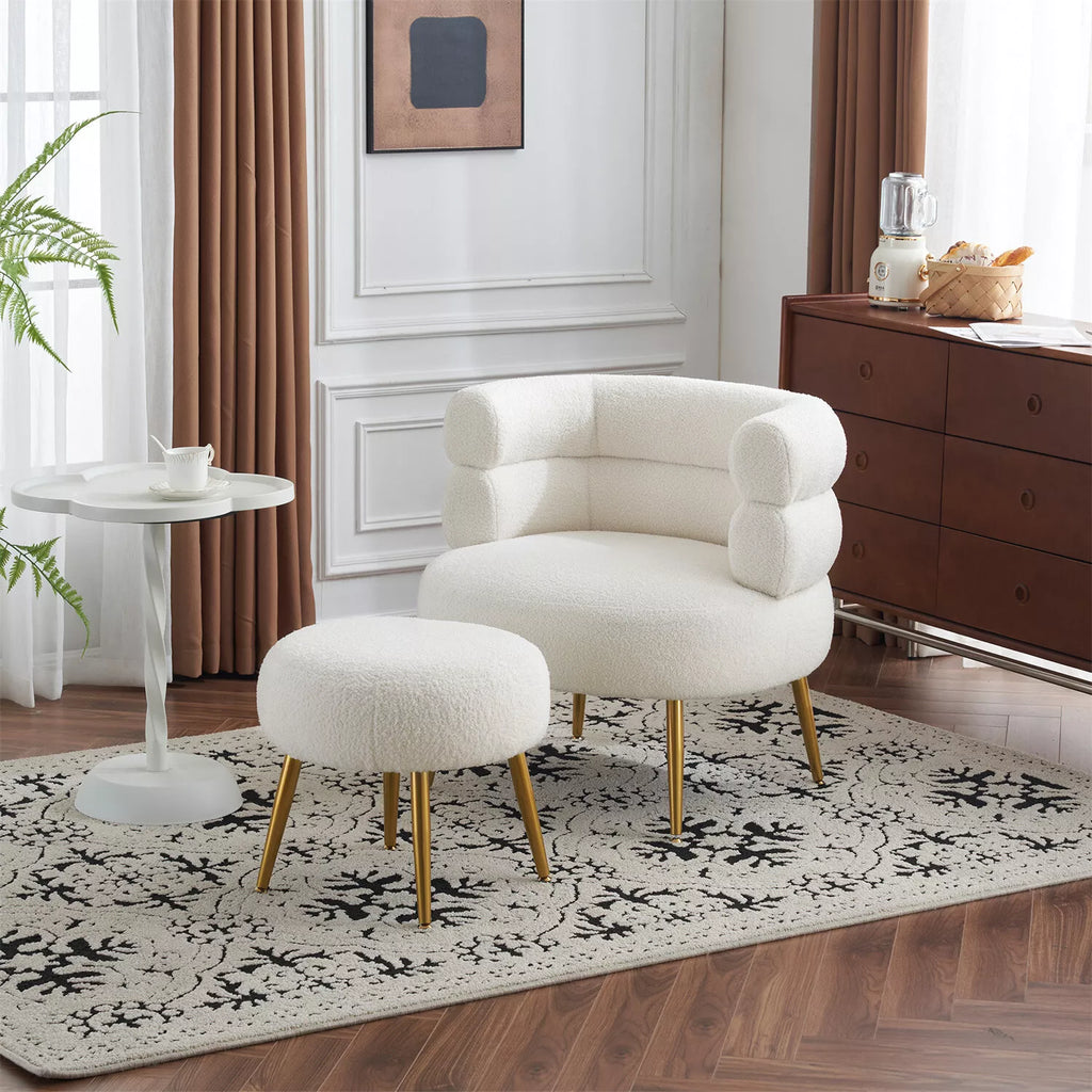 Martin Accent Armchair With Footstool