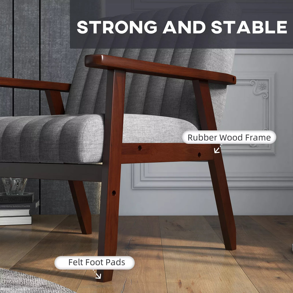 Lana Grey Accent Armchair
