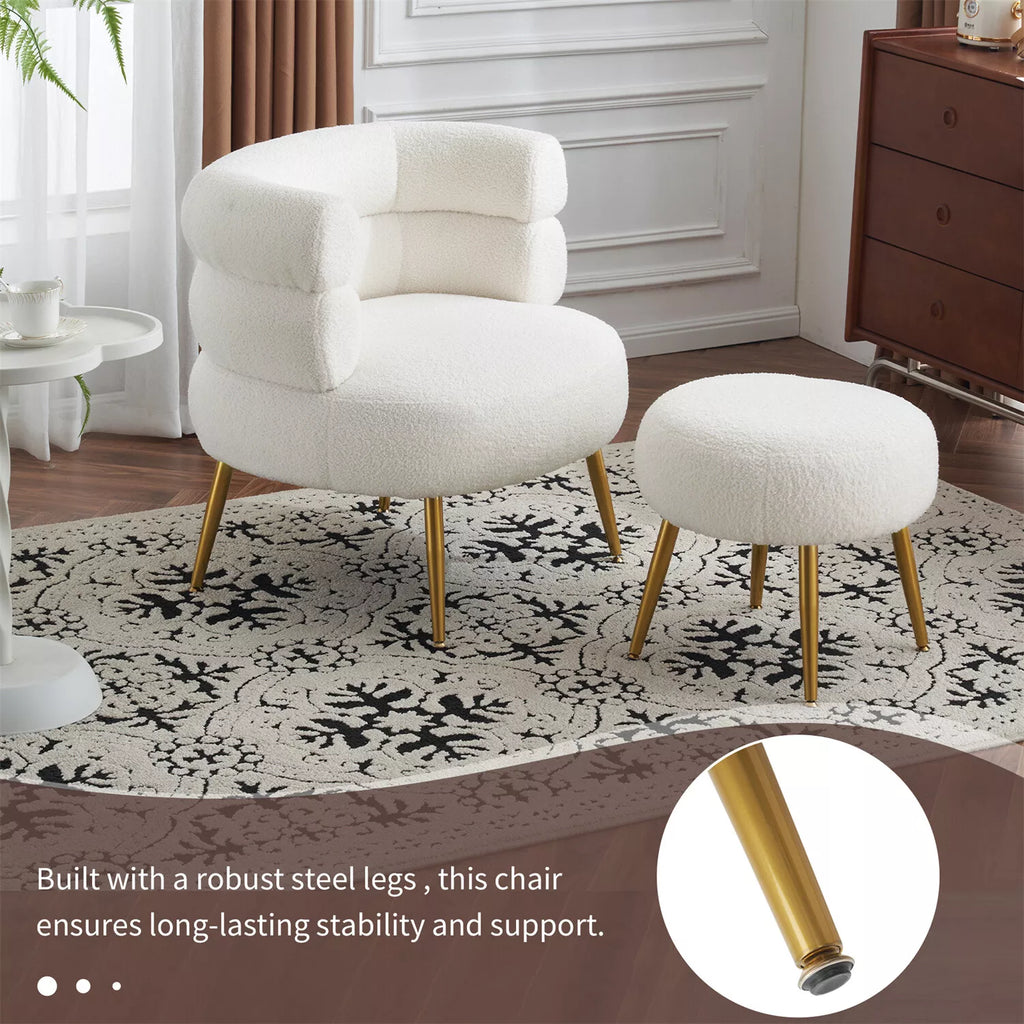 Martin Accent Armchair With Footstool