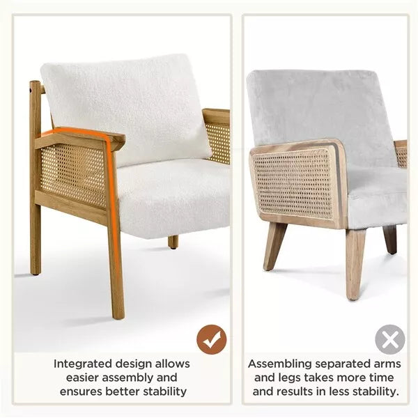 Polly Rattan Accent Armchair