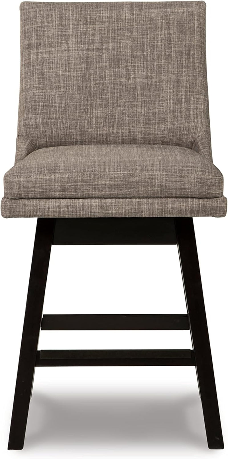 Tallenger 25 Inch Upholstered Swivel Bar Stool Light Gray